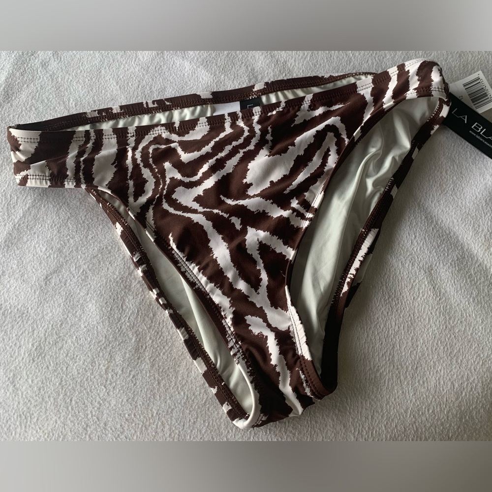 La Blanca LB3ZG93 Womens Java Island Hipster Bikini Bottoms US Size 12 Brand New